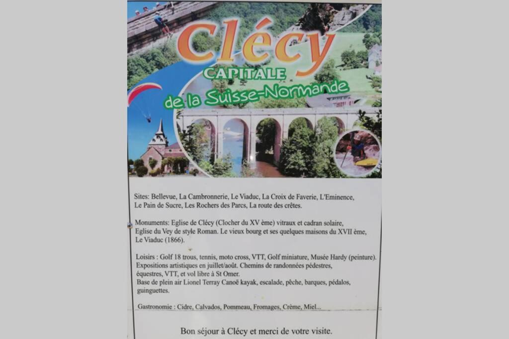 La Maison Reseau Cycle Et Gites Clécy Kültér fotó