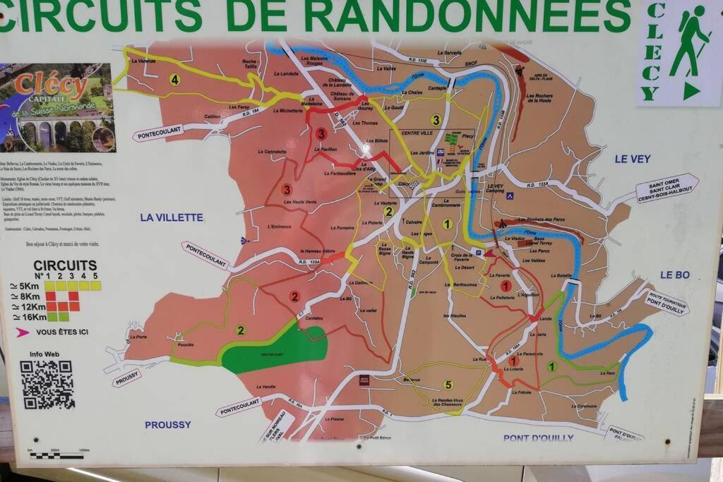 La Maison Reseau Cycle Et Gites Clécy Kültér fotó